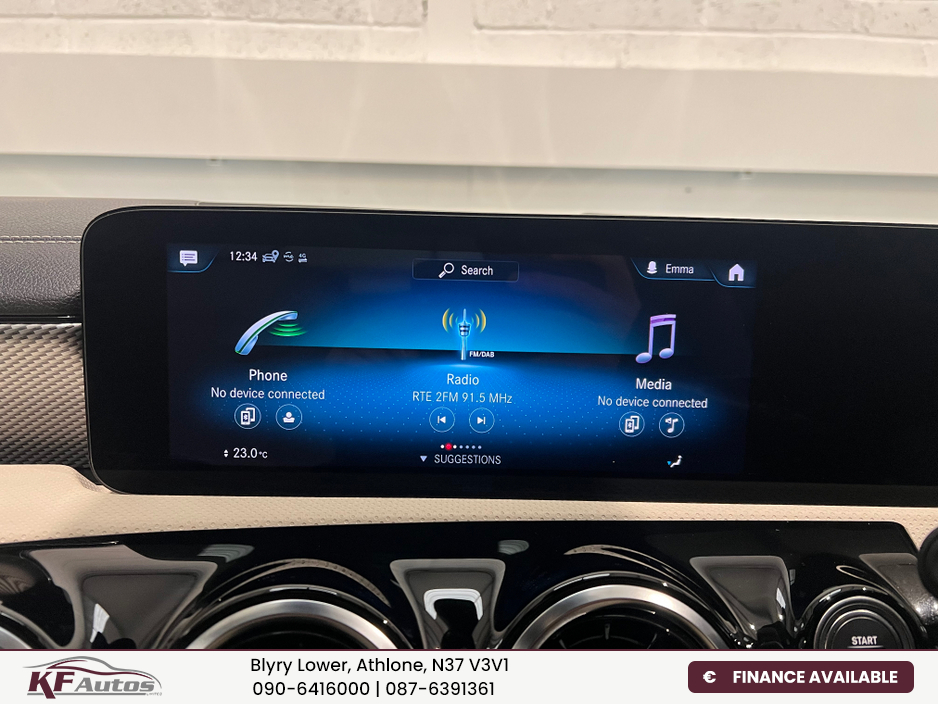 2023 Mercedes-Benz CLA Class Coupe 200d 150bhp 4dr Auto - 231 Reg €37,995