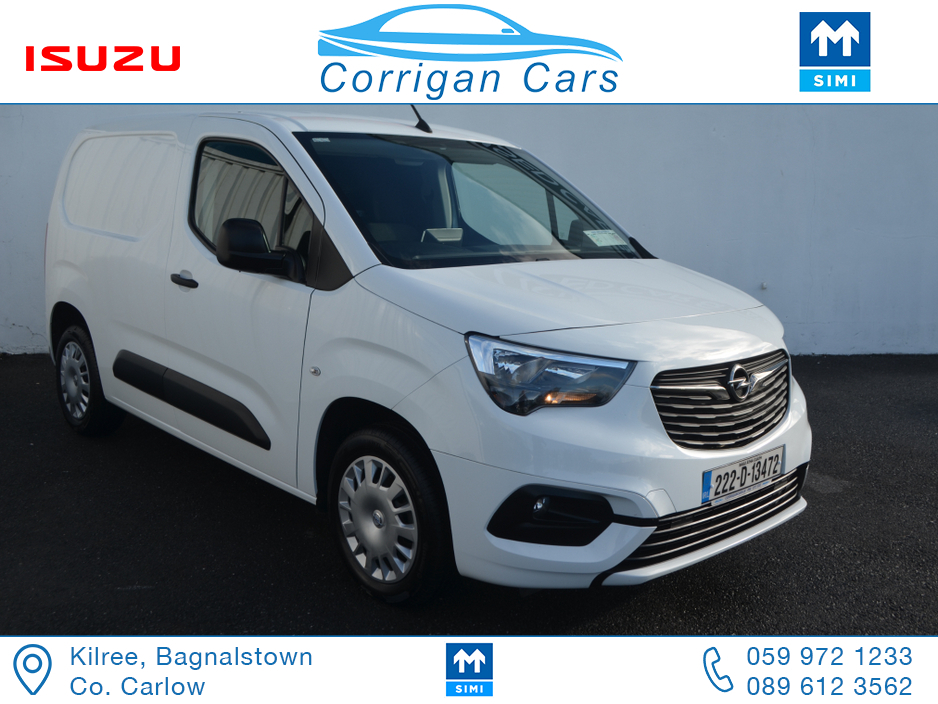 2022 Opel Combo HIGH SPEC 3 SEATS SPORT-PRICE EXCLS VAT €13,004