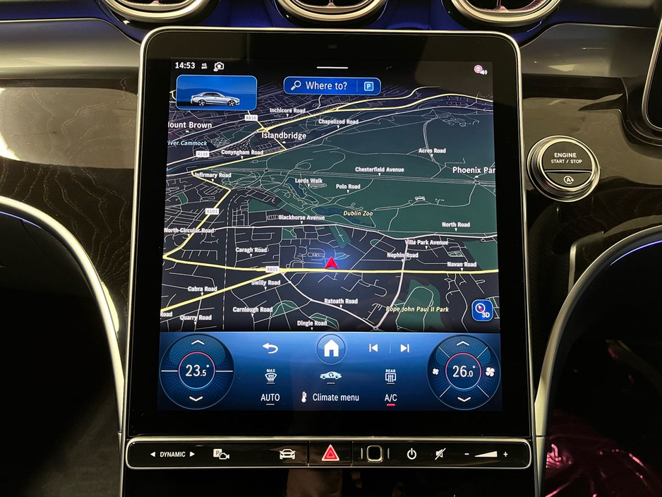 2026 Mercedes-Benz C Class 200d AMG - 18 Inch Alloys - Reversing Camera - Ambient Lighting - Sat Nav - Climate Control - Electric Heated Memory Seats - Keyless Start - Apple CarPlay/Android Auto €65,184