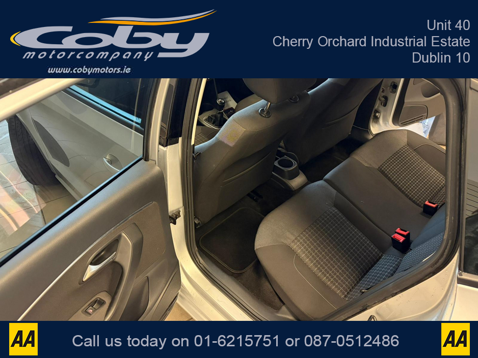 2014 Volkswagen Polo 1.0 75HP MANUAL 5SPEED 5DR. NCT & TAX, Sat Nav, Alloy Wheels, Car Play, Touch Screen, MFSW, Air Con, AUTO Wipers, Full Electrics, 2 Keys, Folding Rear Seats, Luggage Cover and more. €9,950