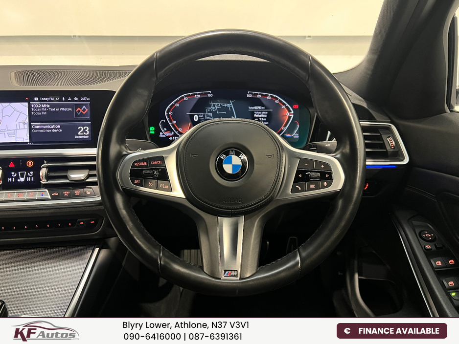 2021 BMW 3 Series 318d M Sport 150bhp 4dr Auto - 212 Reg €32,995