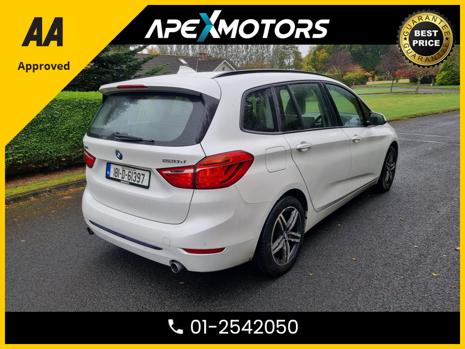 2018 BMW 2 Series Gran Tourer FINANCE ARRANGED * X-DRIVE SPORT  * AUTO GRAN TOURER * AWD (4X4) * 7-SEATER AUTO * NEW NCT OCT-27 * IMMACULATE * 9-STAMPS SERVICE HISTORY * AA APPROVED * 101 SAFETY CHECKLIST * AUTOMATIC *HEATED SEATS €20,949