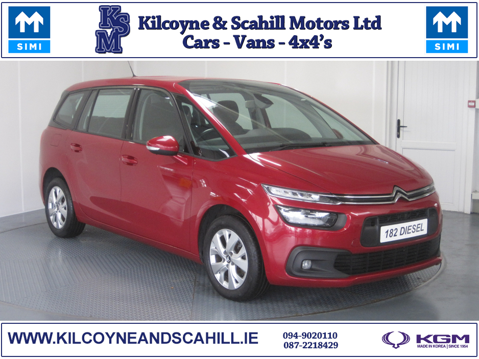 2018 Citroen Grand C4 Picasso 1.5 HDI 7 Seater *Finance Available + Parking Sensors + Air Con + Bluetooth* €15,950