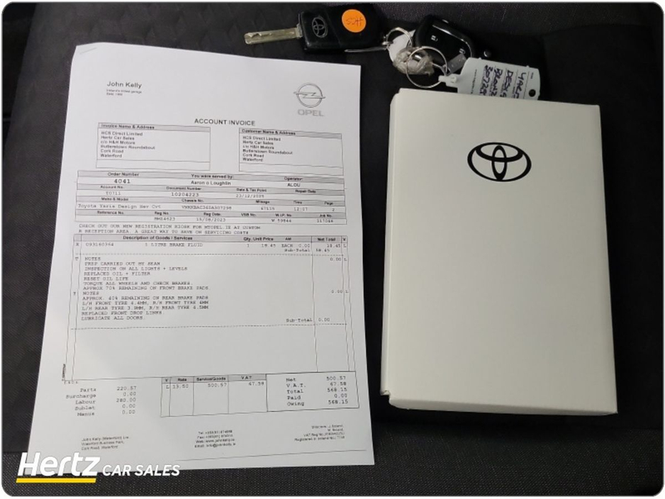 2023 Toyota Yaris DESIGN HEV CVT 1.5 Petrol Automatic €23,495