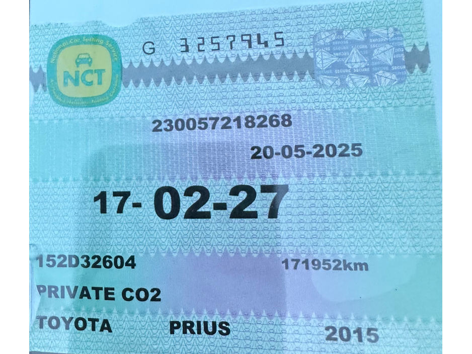 2015 Toyota Prius DAA-ZVW30 AUTO//COMES WITH 1 YEARS TAX// €9,950