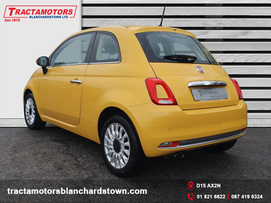 2016 Fiat 500 1.2 LOUNGE 69BHP 3DR €8,699