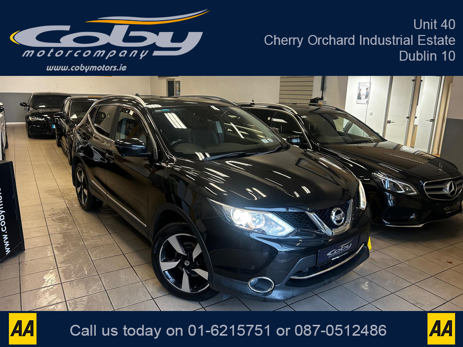 2017 Nissan Qashqai 1.5 Top Spec SV PREMIUM '17 5DR. NCT,Full Leather, Alloy Wheels, MFSW, Full Electrics, Reverse Cam,Parking Sensors, Cruise Control, Dual Climate Control, Sat Nav, Heated Seats, Luggage Cover and m €15,950