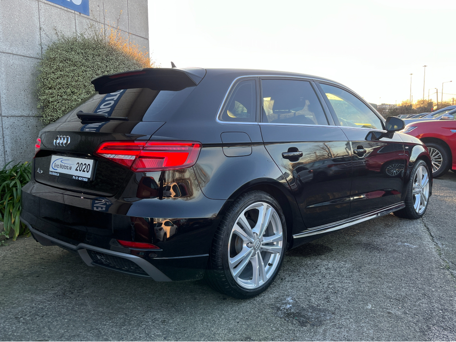 2020 Audi A3 S-LINE HATCHBACK AUTOMATIC 1.4 PETROL //ONLY 5653 MILES//HIGH SPEC//HEATED HALF LEATHER SEATS//KEYLESS ENTRY//REVERSE CAMERA//BLIND SPOT WARNING//CARPLAY// €25,950