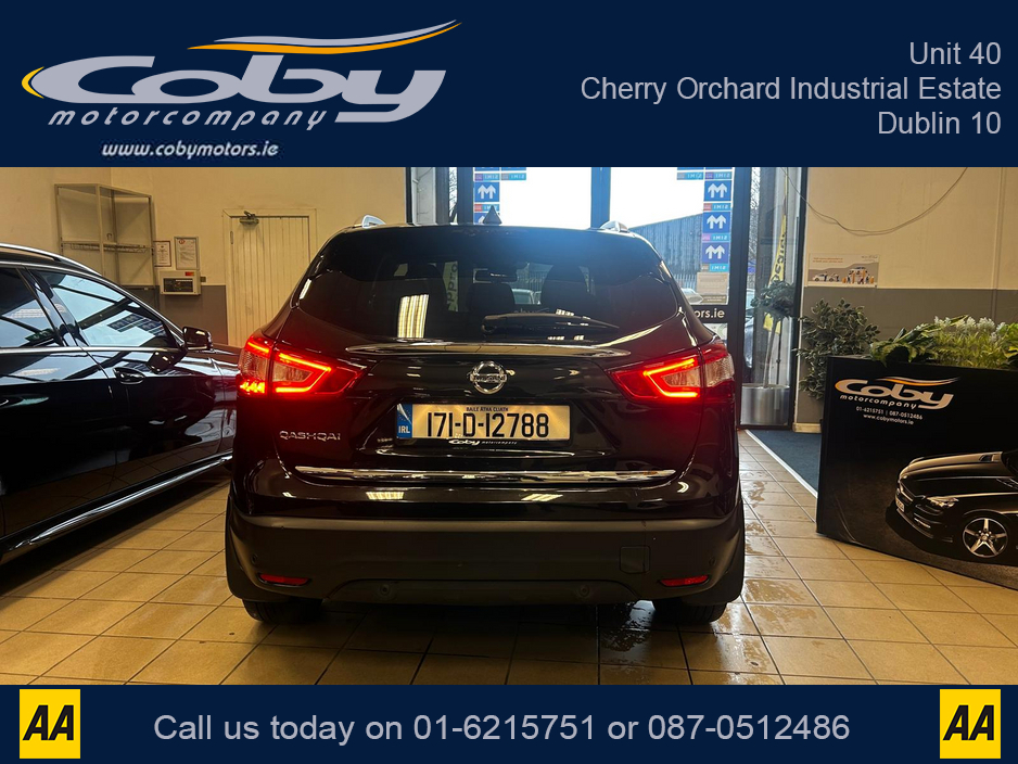 2017 Nissan Qashqai 1.5 Top Spec SV PREMIUM '17 5DR. NCT,Full Leather, Alloy Wheels, MFSW, Full Electrics, Reverse Cam,Parking Sensors, Cruise Control, Dual Climate Control, Sat Nav, Heated Seats, Luggage Cover and m €15,950