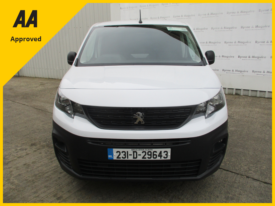2023 Peugeot Partner ACTIVE PLUS 1.5 BLUE  HDI 100 TAX AND TESTED AND FULLY SERVICED 3 MONTHS WARRANTY AND 12 MONTHS AA COVER !! €21,950
