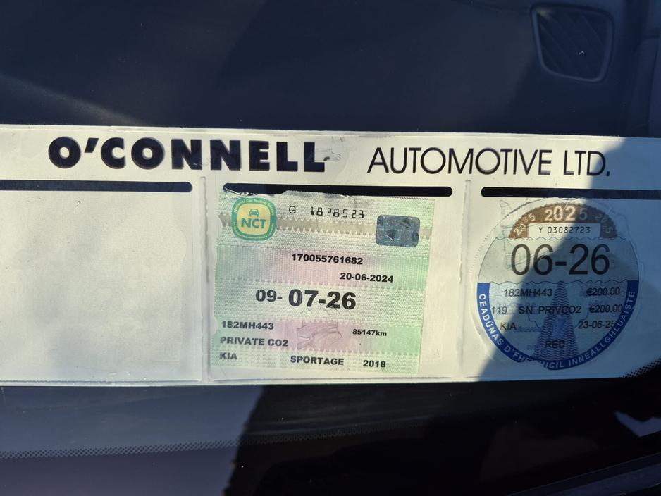 2018 Kia Sportage  €15,999