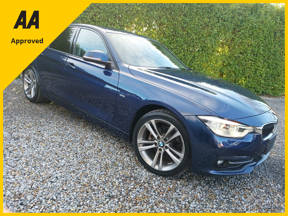 2018 BMW 3 Series 320 DIESEL SPORT LINE SPORTS INTERIOR UNMARKED INSIDE BMW SERVICE HISTORY (9 INPUTS) JUST FULLY SERVICED 2 YEARS NCT 1 YEAR ROAD TAX LOADED WITH EXTRAS €24,949