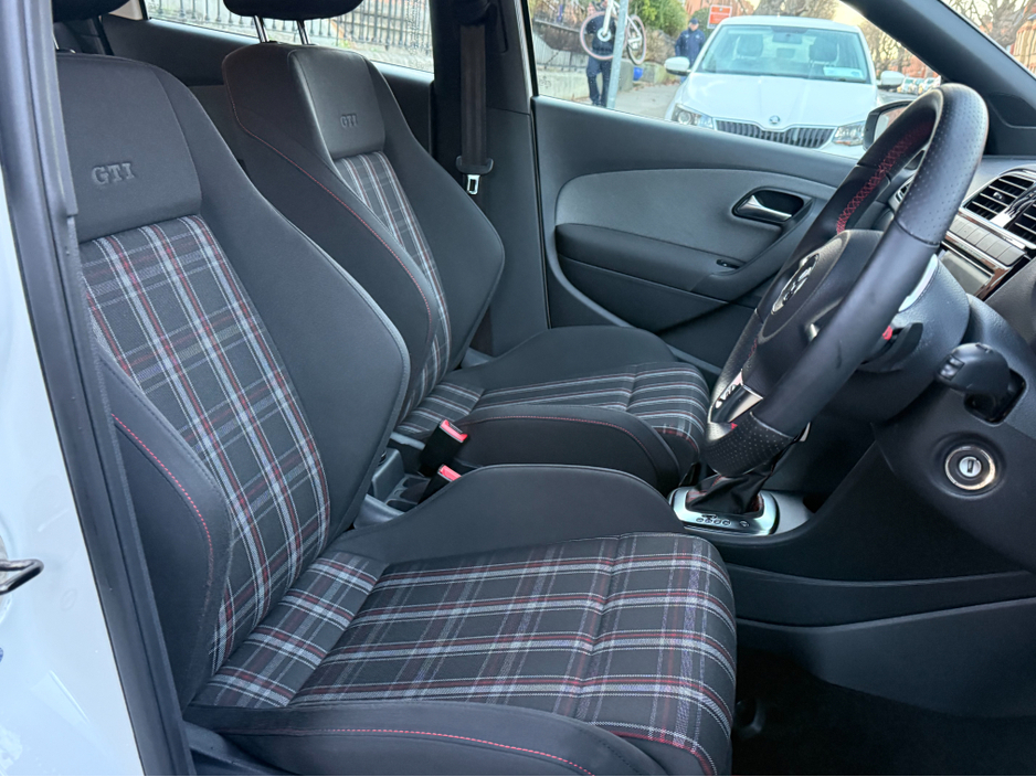 2012 Volkswagen Polo GTI, 1.4 Twin Charged Automatic, Only 37kms! New Nct 12/2026, Immaculate Condition, Tartan Seats, Apple Car Play, Android Auto, Reversing Camera, Flat Bottom Wheel, A/C, Service & Warranty Included, €11,950