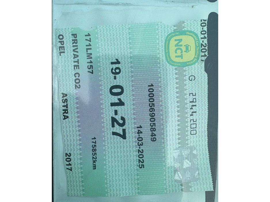 2017 Opel Astra SC 1.6 CDTI 110PS 5DR €8,999