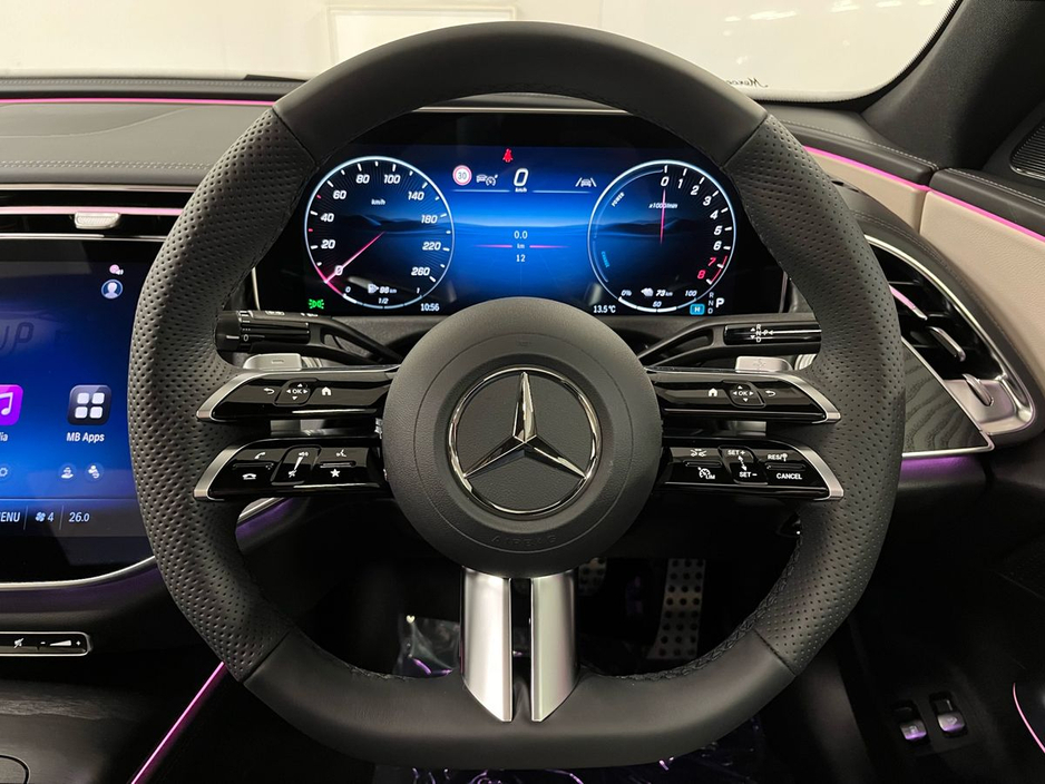 2026 Mercedes-Benz E Class 300e AMG - 19 Inch Alloys - Panoramic Sunroof - Reversing Camera - Ambient Lighting - Sat Nav - Climate Control - Electric Heated Memory Seats - Keyless Start - Apple CarPlay/Android Auto €90,654