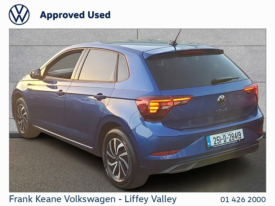 2025 Volkswagen Polo EDITION 75 1.0TSI 95HP M5F *REEF BLUE* *PRIVACY GLASS* *REAR VIEW CAMERA* *CARPLAY* *PCP FINANCE AVAILABLE* €22,995