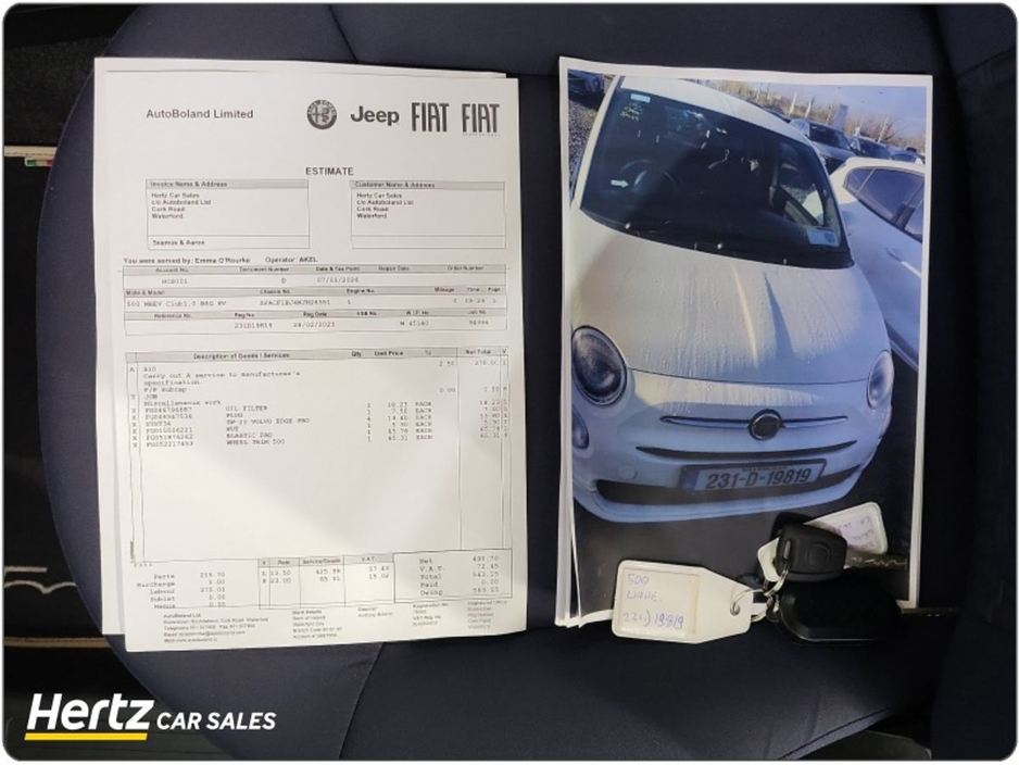 2023 Fiat 500 Club MHEV 1.0 Petrol Manual €13,695