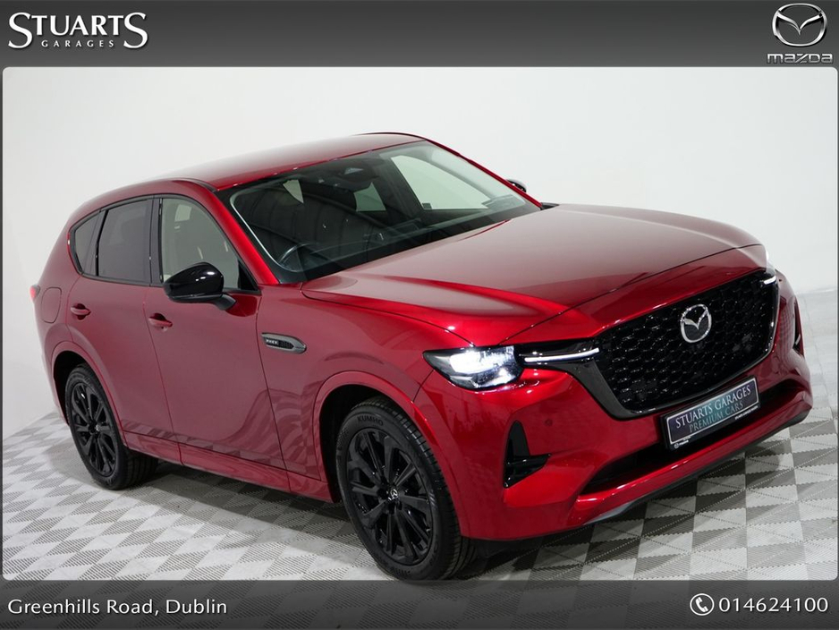 2022 Mazda CX-60 2.5 PHEV 327PS HOMURA, *JUST LISTED*HIGH SPEC* DRIVERS ASSISTANCE PACK, CONVENIENCE PACK, PAN PACK* SOUL RED CRYSTAL WITH BLACK LEATHER , RADAR CRUISE €38,945