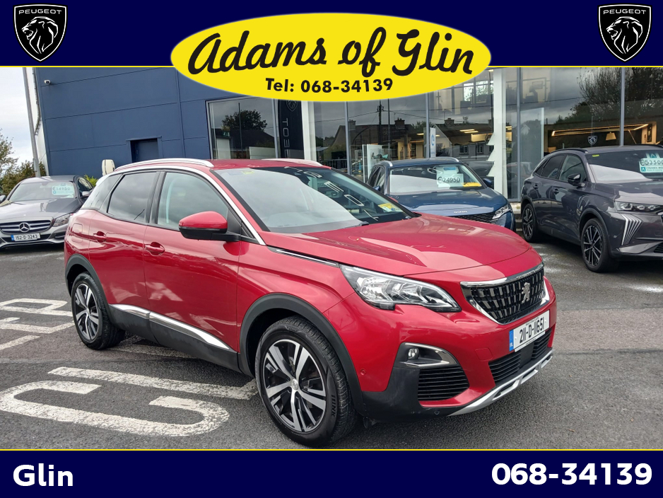 2021 Peugeot 3008 ALLURE 1.2 130 6.3 4DR €25,950