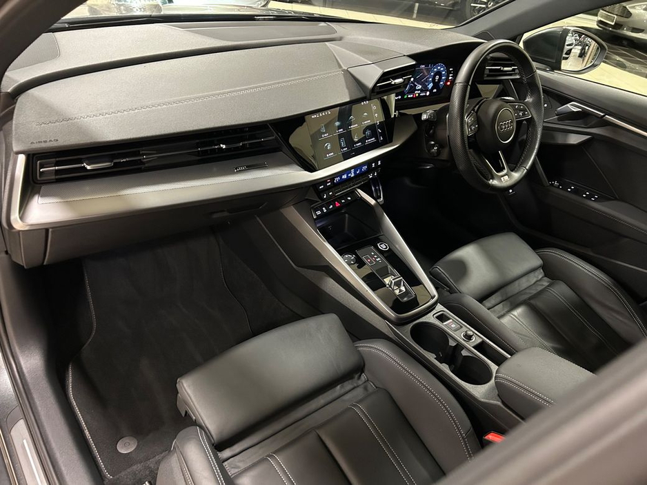 2024 Audi A3 40 TFSIe S-LINE SPORTBACK=LOW MILES//HUGE SPEC=NAPPA LEATHER//FULL AUDI SERVICE HISTORY=241 REG=ONLY €150 ANNUAL ROAD TAX//TAILORED FINANCE PACKAGES A €36,995