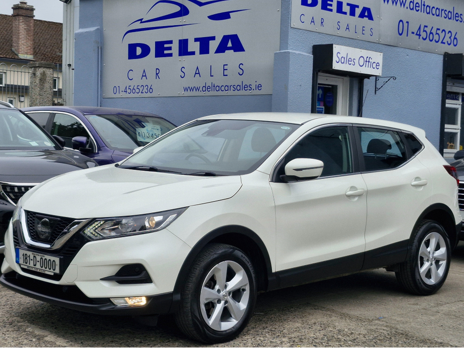2018 Nissan Qashqai ACENTA 1.5 DCI 110BHP NCT 05/27 FINANCE AVAILABLE @ €57 PER WEEK 2 KEYS/ BLUETOOTH/ CRUISE CONTROL/ USB/ AUX/ ELECTRONIC HANDBRAKE/ HISTORY CHECKED €12,700