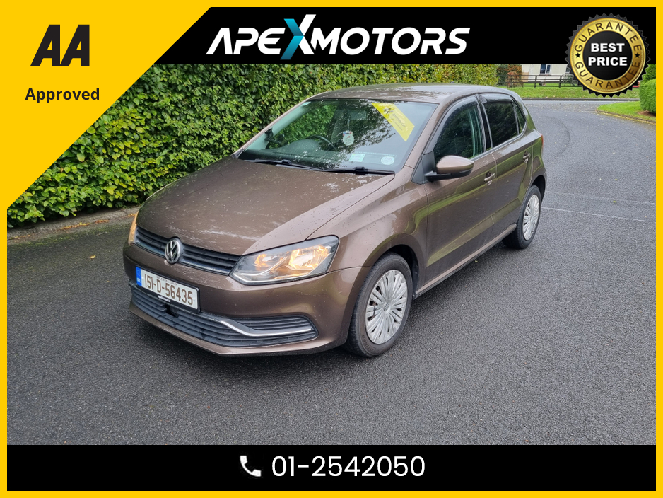 2015 Volkswagen Polo FINANCE ARRANGED * TOP-SPEC  * HIGHLINE * AUTOMATIC * NCT AUG-26 * LOW TAX * STAMPED SERVICE HISTORY * AA APPROVED * 101 SAFETY CHECKLIST * IMMACULATE ( AS NEW ) * COLOUR REVERSE CAMERA €9,949