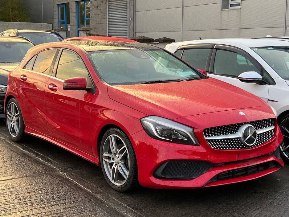 2017 Mercedes-Benz A Class A180 AMG-LINE 1.6 // OPENING PAN ROOF // LEATHER HEATED SPORT SEATS // BLUETOOTH MUSIC €18,750