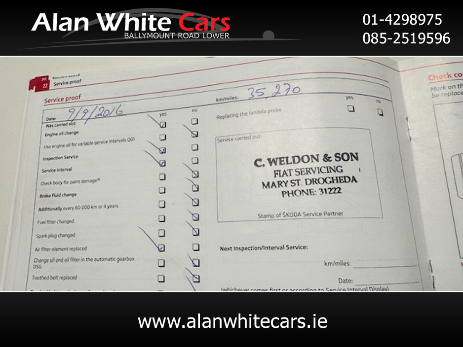 2013 Skoda Fabia MONTE CARLO 1.2 HTP 60HP 4DR €7,950
