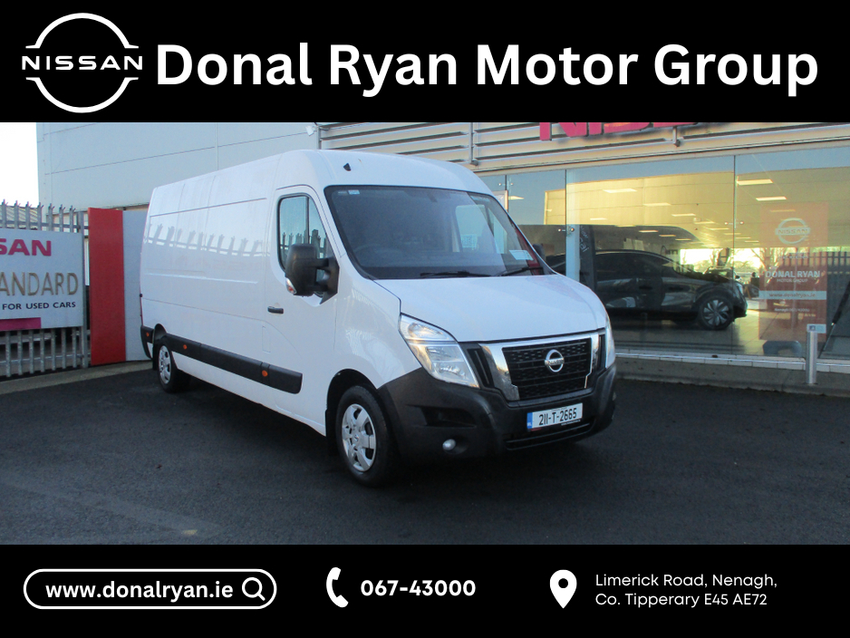 2021 Nissan NV400 L3 H2 FWD 135 MY20 Plus Vat €15,950