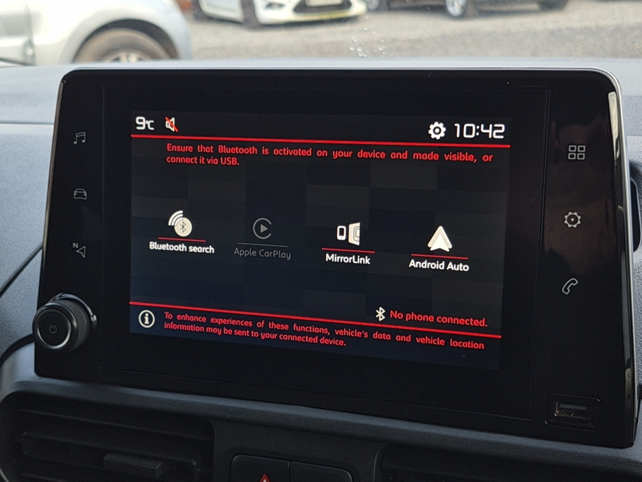 2021 Citroen Berlingo Enterprise 650 Van 1.5 Diesel with 3 seats in front and side loading door.