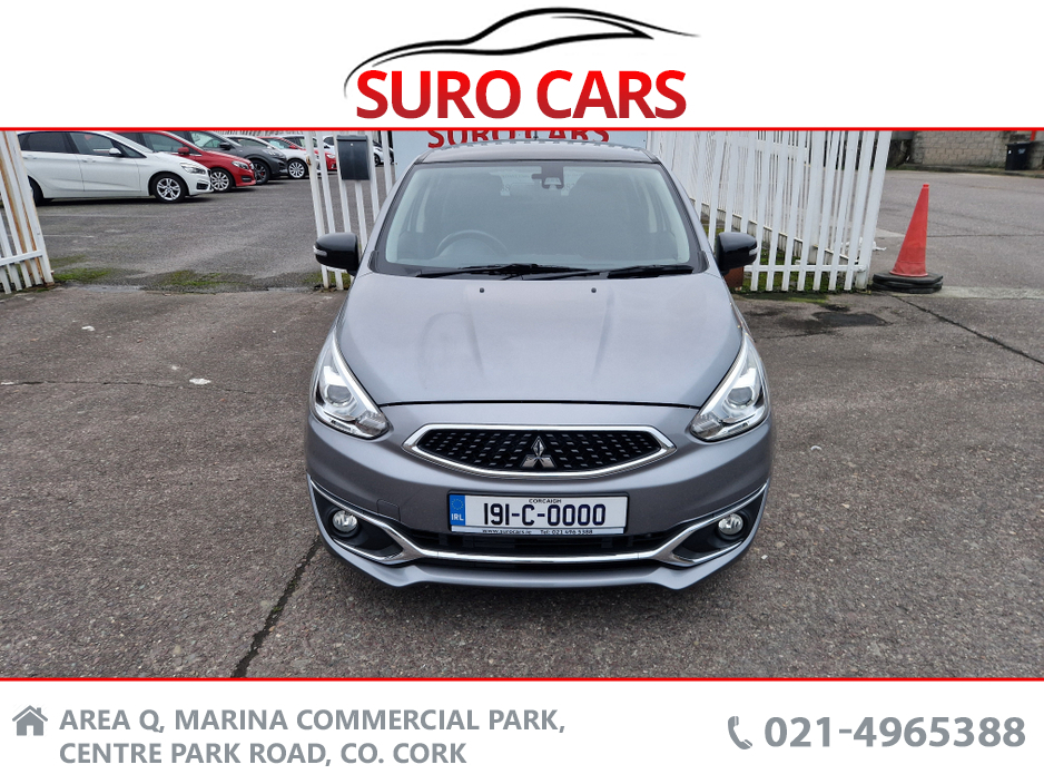 2019 Mitsubishi Mirage 1.2 Petrol Automatic Black Edition €9,890