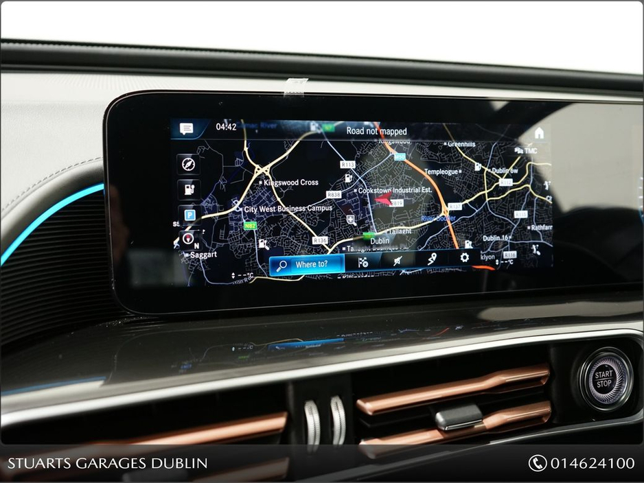 2023 Mercedes-Benz EQC EQC 400 AMG LINE: SELENITE GREY METALLIC WITH BLACK LEATHER, SUNROOF, 21” DIAMOND CUT TURBINE ALLOYS, SIDE RUNNING BOARDS, KEYLESS ENTRY €44,945