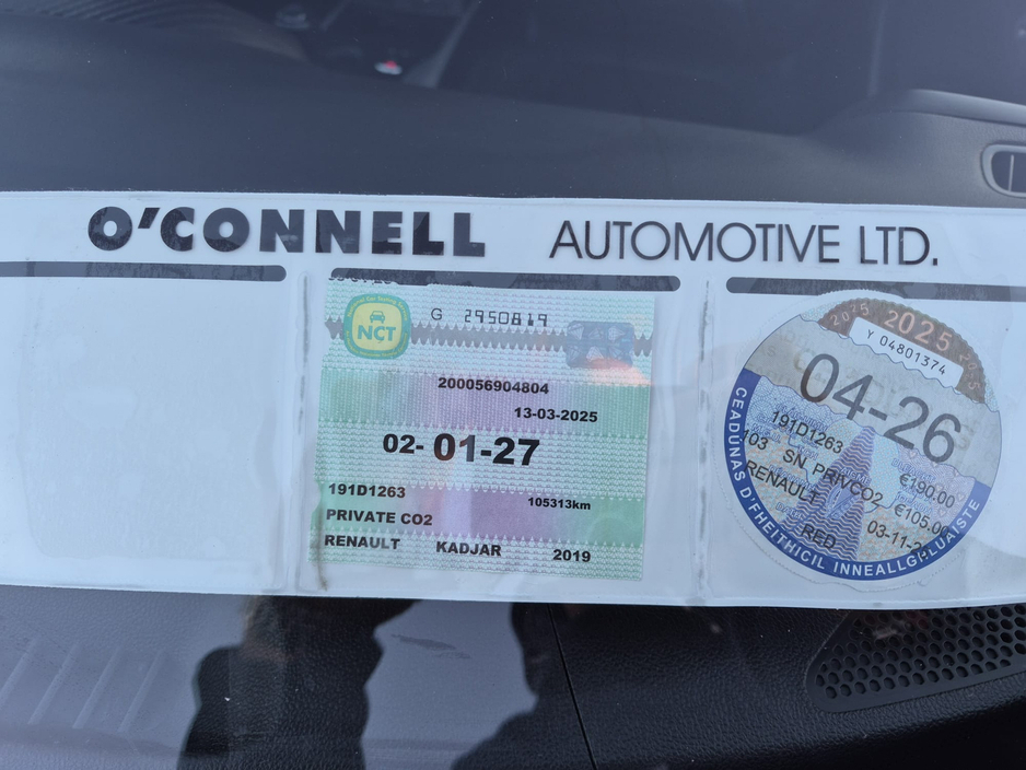 2019 Renault Kadjar  €14,999