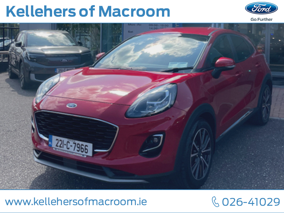2022 Ford Puma TITANIUM 5DR 1.0T 125PS  mHEV €22,000