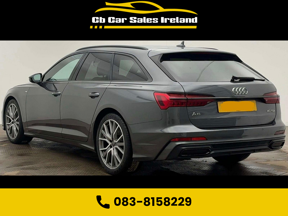 2021 Audi A6 2.0 TDI 40 Black Edition Estate 5dr Diesel S Tronic Euro 6 (s/s) (204 ps) 1 OWNER + VIRTUAL COCKPIT + REVERSE CAMERA + HEATED SEATS €42,750