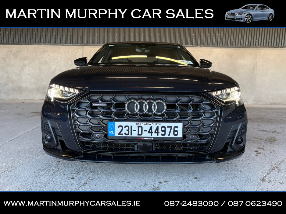 2023 Audi A8 3.0 TFSI BLK ED 60 QUATTRO 462 BHP €60,950