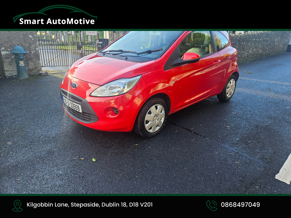 2013 Ford Ka EDGE 69Ps 3Dr 1.2 Petrol * Low Mileage * One Previous Owner * NCT and Taxed to 07.2026 * Fully Serviced and Professionally Valeted *  Cartell Report and Warranty Provided * Excellent Low Mileage Car €4,950