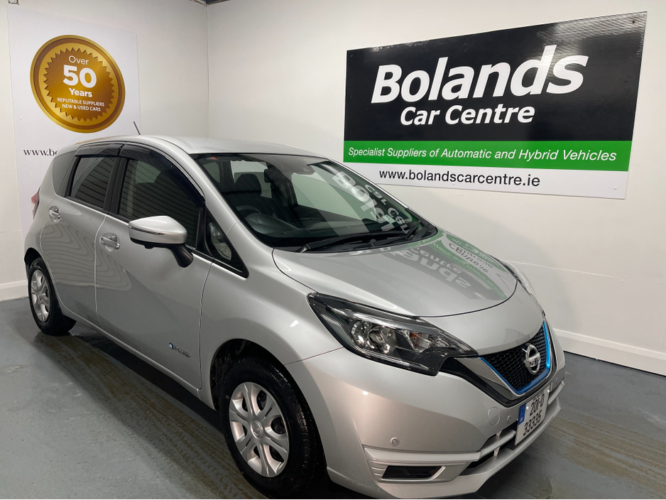 2020 Nissan Note (Low Kms) HYBRID 1.2 AUTOMATIC 5DR MODEL  www.bolandscarcentre.ie €12,900