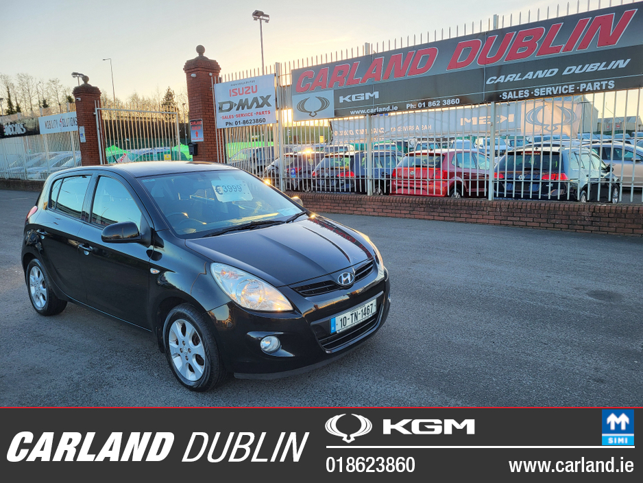 2010 Hyundai i20 (3 months warranty) 1.2 DE LUXURY 5DR €3,999