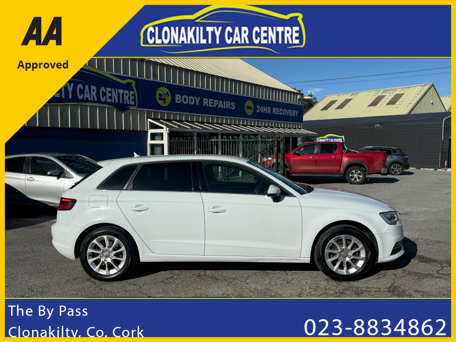 2014 Audi A3 Sportback One Owner Audi A3 Sportback 1.4Petrol Tfsi Automa €12,950