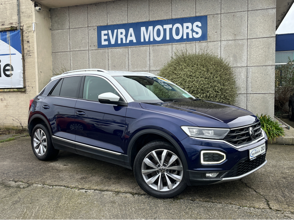 2021 Volkswagen T-Roc STYLE DESIGN PACK AUTOMATIC 2.0 DIESEL //LOW MILES//ADAPTIVE CRUISE CONTROL//KEYLESS ENTRY//REVERSE CAMERA// €26,950