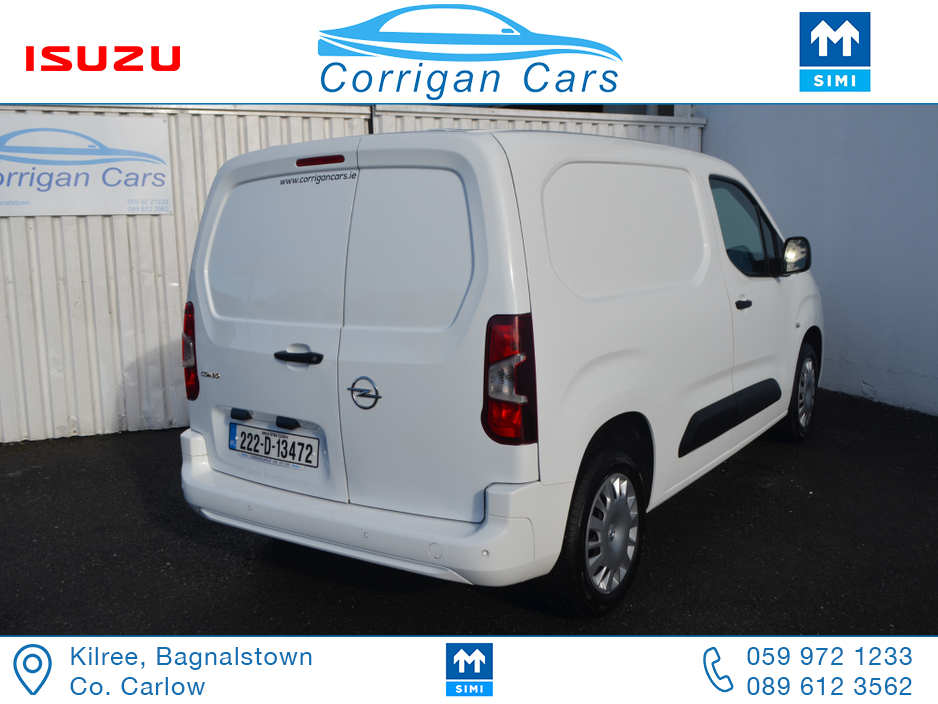 2022 Opel Combo HIGH SPEC 3 SEATS SPORT-PRICE EXCLS VAT €13,004