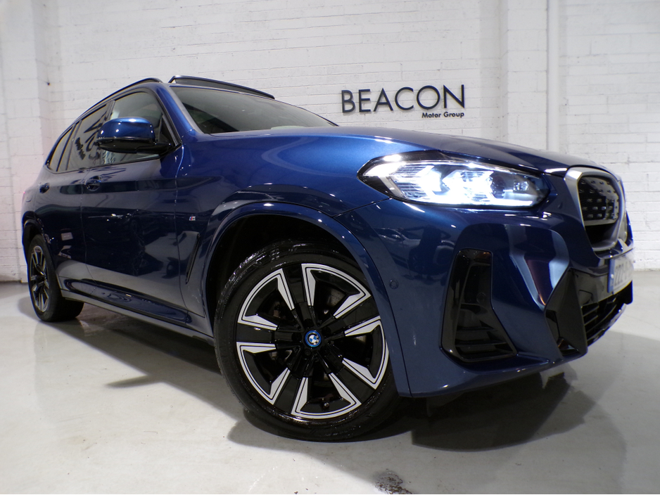 2022 BMW iX3 *222*18,000 MILES*BMW IX3 M-SPORT 210KW 80KWH EV AUTOMATIC**FULL SERVICE HISTORY*FULL BATTERY HEALTH CERTIFICATE*M-SPORT PACK*2 CHARGER*1 OWNER*FANTASTIC CONDITION SPEC Bluetooth,Apple car-play, €37,900