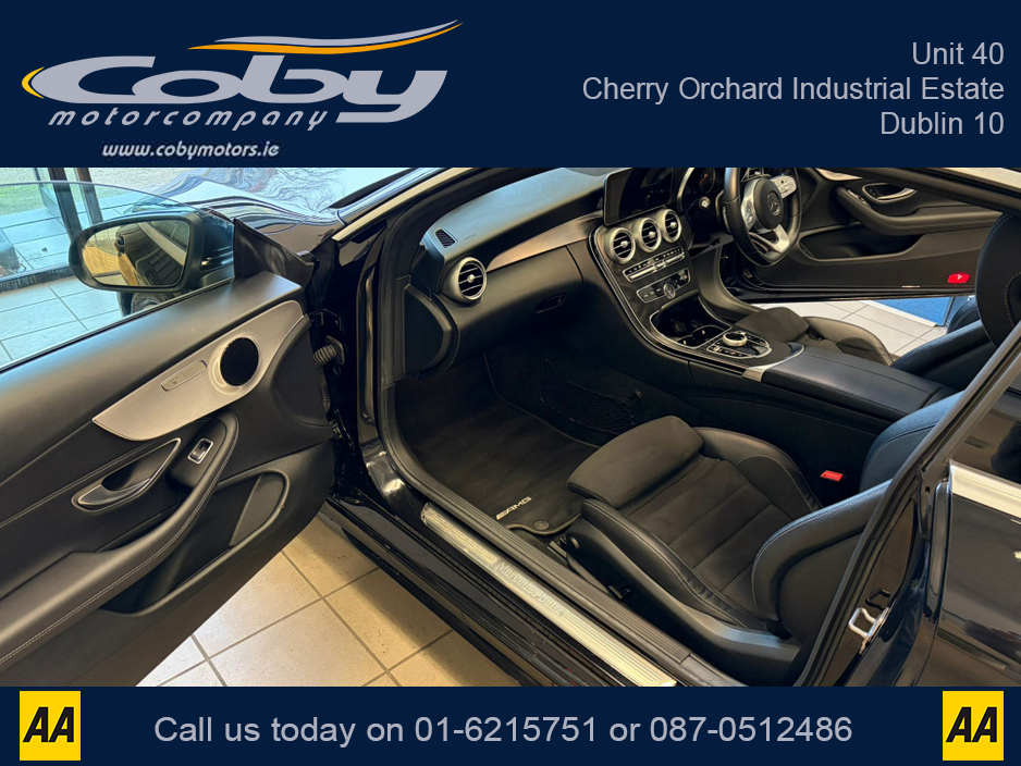 2021 Mercedes-Benz C Class C220D AMG LINE EDITION 2DR AUTO. NCT & Tax, 1/2 Leather, Sat Nav, Dual Climate Control, Heated Seats, Cruise Control, Revers Cam, Parking Sensors, Paddle Shift, BT & more. €35,950