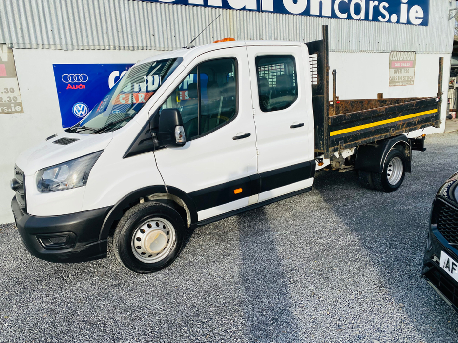 2021 Ford Transit 2.0TDCI 350 DOUBLE CAB 7 SEATER TIPPER  ( 2021 REG ) €31,800