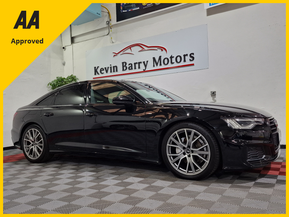 2021 Audi A6 40TDi *BLACK EDITION* 204BHP AUTOMATIC **LOW MILEAGE / TOP SPEC / 20" ALLOYS / APPLE CARPLAY / CRUISE CONTROL / ELECTRIC & MEMORY SEATS / SAT NAV / REVERSE CAMERA / WIRELESS PHONE CHARGING** €38,900