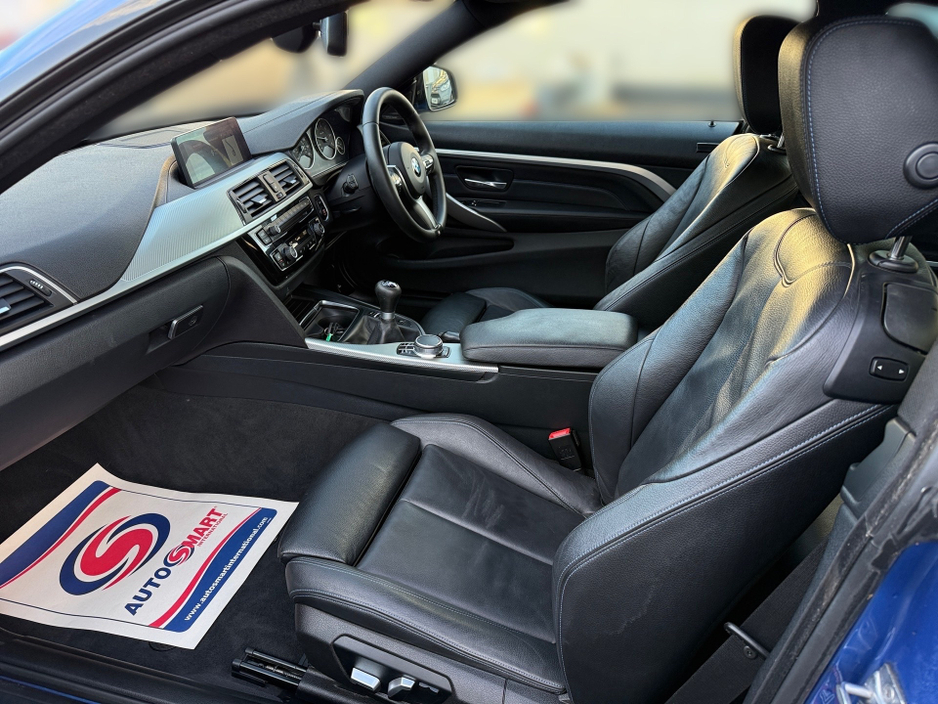 2017 BMW 4 Series M-SPORT PLUS **FULL M-PERFORMANCE KIT**FULL LEATHER**SAT NAV**HEATED SEATS**AS NEW**FSH** €19,950