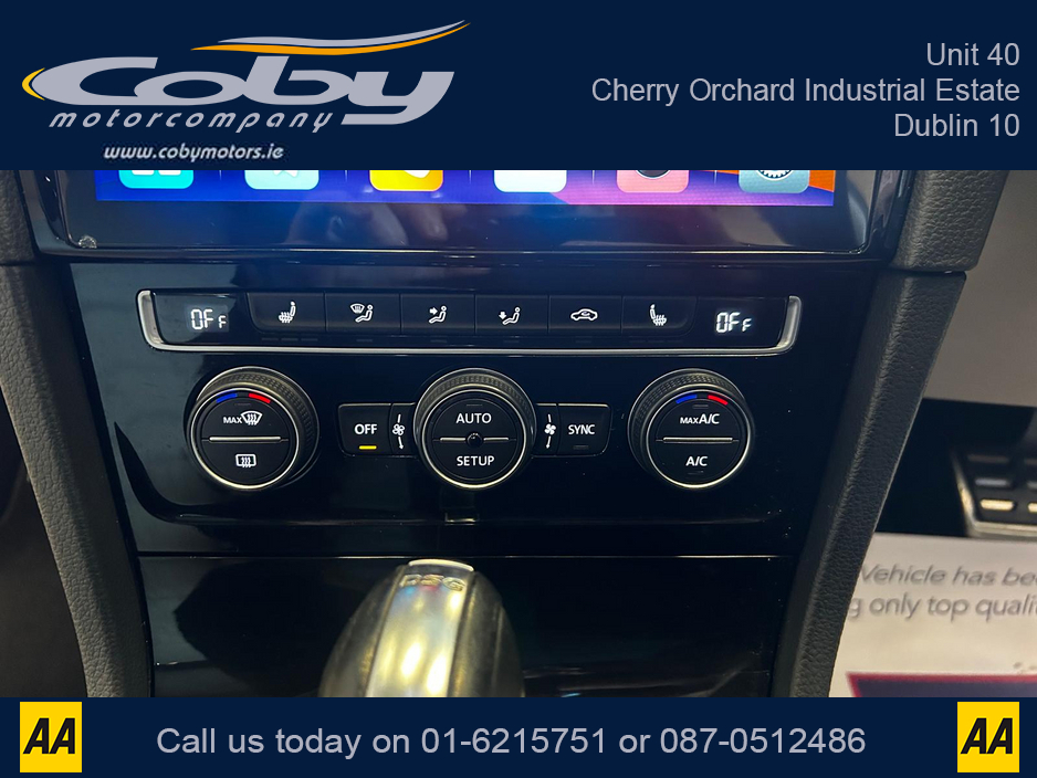 2013 Volkswagen Golf 1.4 5DR AUTO. NCT & Tax, Full Leather, Pan Roof, Cruise Control, Android Auto, MFSW, Reverse Cam, Alloy Wheels, Full Electrics, Parking Sensors, Paddle Shift, Dual Climate Control, Folding seats &more €11,950