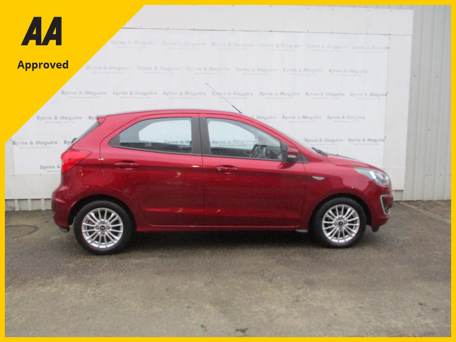2019 Ford Ka + ZETEC 1.2 85PS M5 5DR LOW KMS.  FULL FORD SERVICE  HISTORY. 12 MONTHS WARRANTY AND 12 MONTHS AA COVER !! €14,950