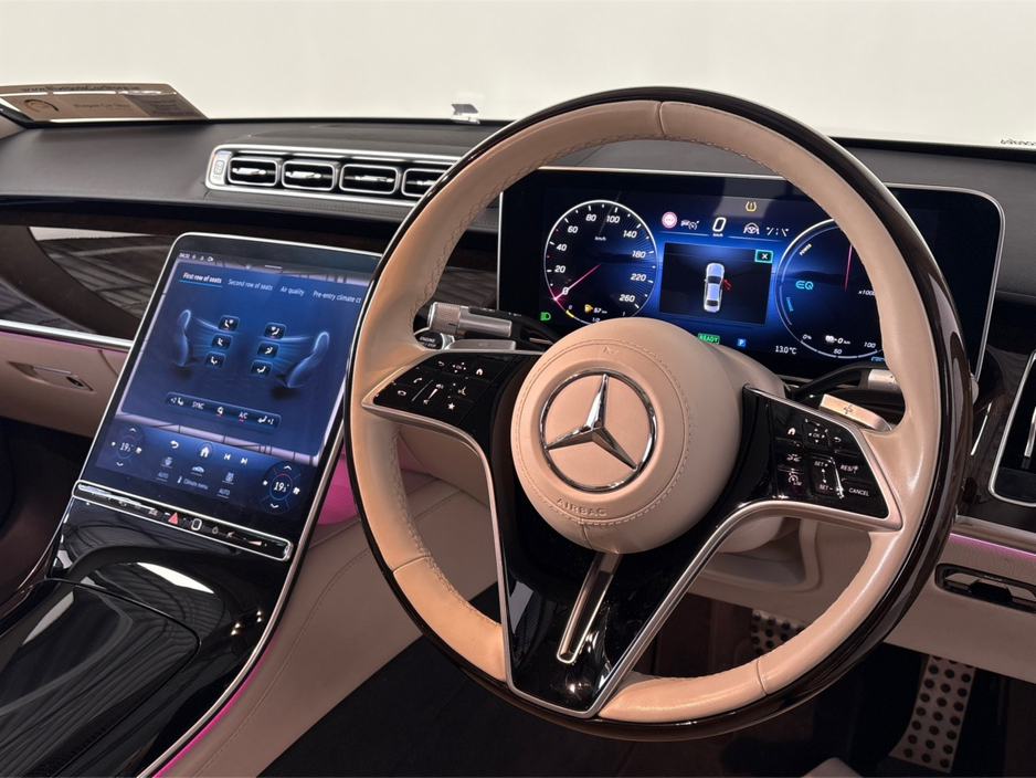 2022 Mercedes-Benz S Class 580 E LWB AMG LINE**BURMESTER SOUND SYSTEM**FRONT ELECTRIC HEATED SEATS**REAR HEATED SEATS**CREAM LEATHER INTERIOR**AMBIENT LIGHTING**20" ALLOYS**REVERSE CAMERA**ELECTRIC TAILGATE**WIRELESS CHARGING** €84,995